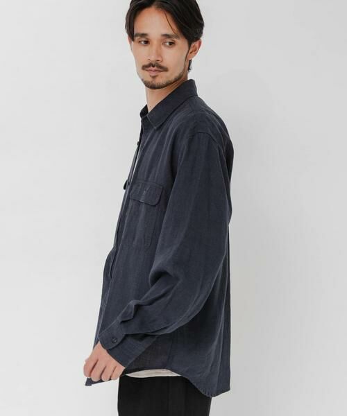 URBAN RESEARCH / アーバンリサーチ シャツ・ブラウス | SANDWASH LINEN WORK SHIRTS | 詳細11