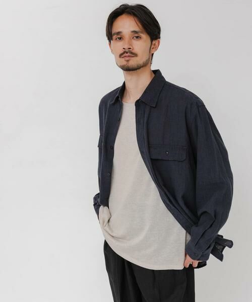 URBAN RESEARCH / アーバンリサーチ シャツ・ブラウス | SANDWASH LINEN WORK SHIRTS | 詳細12