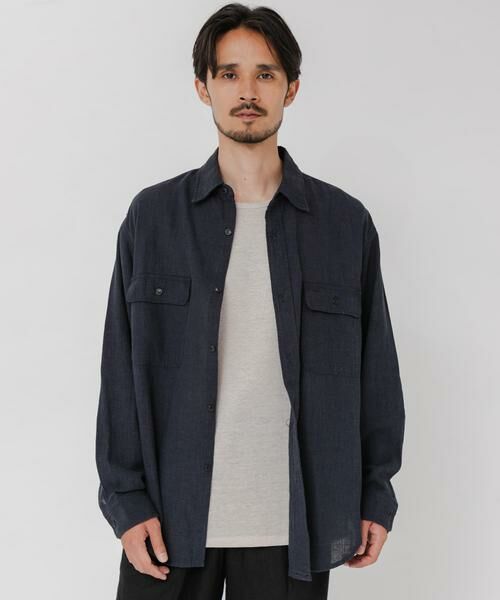 URBAN RESEARCH / アーバンリサーチ シャツ・ブラウス | SANDWASH LINEN WORK SHIRTS | 詳細13