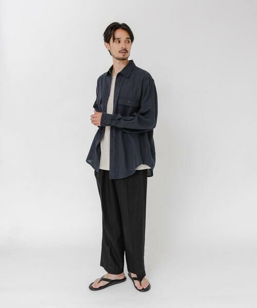 URBAN RESEARCH / アーバンリサーチ シャツ・ブラウス | SANDWASH LINEN WORK SHIRTS | 詳細14