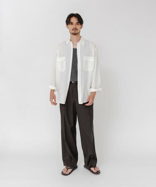 URBAN RESEARCH / アーバンリサーチ シャツ・ブラウス | SANDWASH LINEN WORK SHIRTS | 詳細25