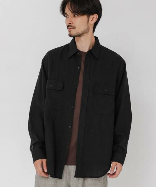 URBAN RESEARCH / アーバンリサーチ シャツ・ブラウス | SANDWASH LINEN WORK SHIRTS | 詳細30
