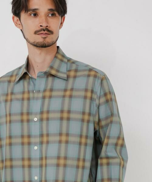 URBAN RESEARCH / アーバンリサーチ シャツ・ブラウス | SHEER CH SQUARE CUT SHIRTS | 詳細1