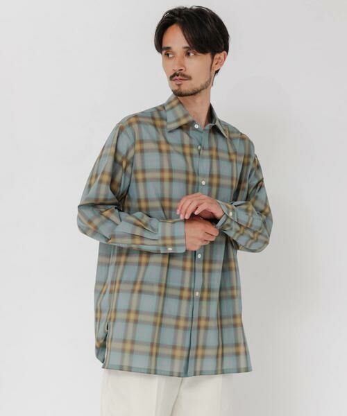 URBAN RESEARCH / アーバンリサーチ シャツ・ブラウス | SHEER CH SQUARE CUT SHIRTS | 詳細2