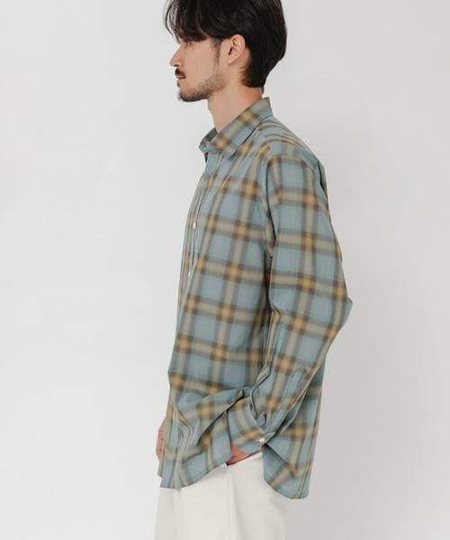 URBAN RESEARCH / アーバンリサーチ シャツ・ブラウス | SHEER CH SQUARE CUT SHIRTS | 詳細3