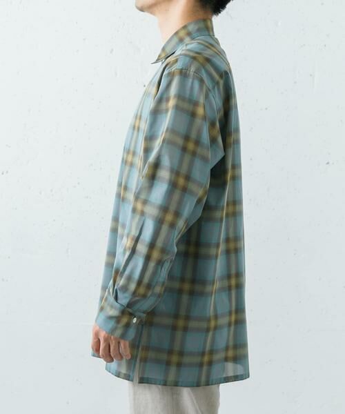 URBAN RESEARCH / アーバンリサーチ シャツ・ブラウス | SHEER CH SQUARE CUT SHIRTS | 詳細7