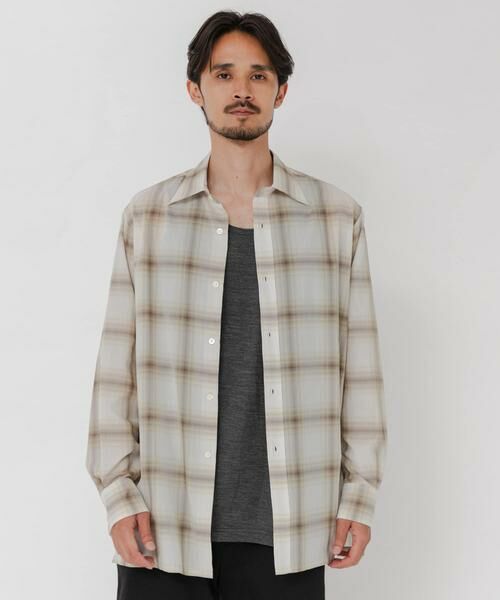 URBAN RESEARCH / アーバンリサーチ シャツ・ブラウス | SHEER CH SQUARE CUT SHIRTS | 詳細11