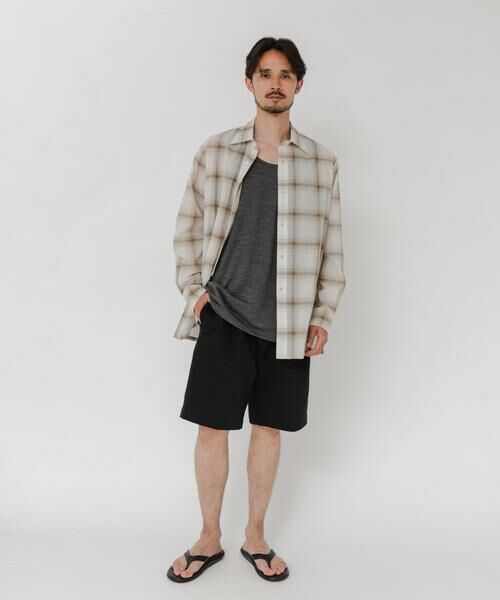URBAN RESEARCH / アーバンリサーチ シャツ・ブラウス | SHEER CH SQUARE CUT SHIRTS | 詳細14