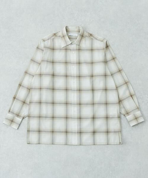 URBAN RESEARCH / アーバンリサーチ シャツ・ブラウス | SHEER CH SQUARE CUT SHIRTS | 詳細15
