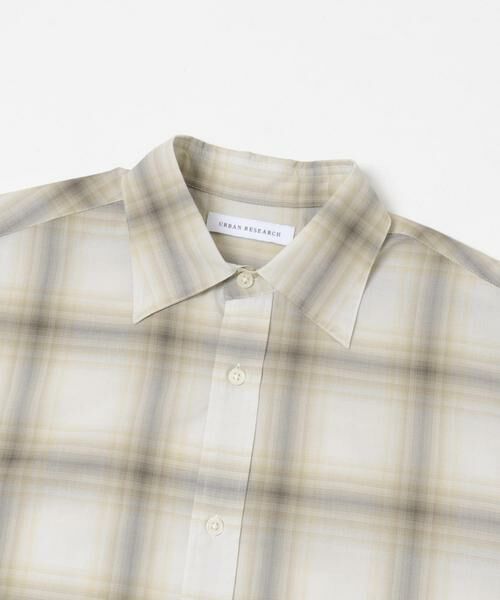 URBAN RESEARCH / アーバンリサーチ シャツ・ブラウス | SHEER CH SQUARE CUT SHIRTS | 詳細17