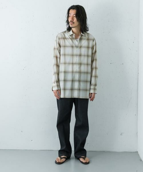 URBAN RESEARCH / アーバンリサーチ シャツ・ブラウス | SHEER CH SQUARE CUT SHIRTS | 詳細25