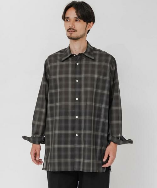 URBAN RESEARCH / アーバンリサーチ シャツ・ブラウス | SHEER CH SQUARE CUT SHIRTS | 詳細18