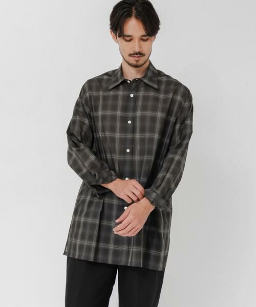 URBAN RESEARCH / アーバンリサーチ シャツ・ブラウス | SHEER CH SQUARE CUT SHIRTS | 詳細19