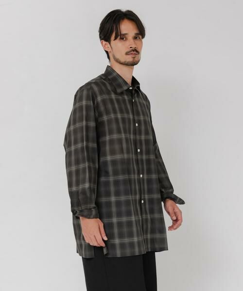 URBAN RESEARCH / アーバンリサーチ シャツ・ブラウス | SHEER CH SQUARE CUT SHIRTS | 詳細20