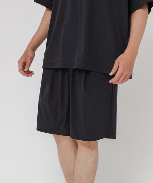 URBAN RESEARCH / アーバンリサーチ ショート・ハーフ・半端丈パンツ | 『撥水/接触冷感』『UR TECH MoLight』PACKABLE SHORTS（ブラック）