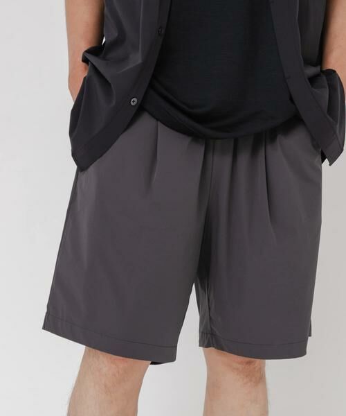 URBAN RESEARCH / アーバンリサーチ ショート・ハーフ・半端丈パンツ | 『撥水/接触冷感』『UR TECH MoLight』PACKABLE SHORTS（チャコールグレー）