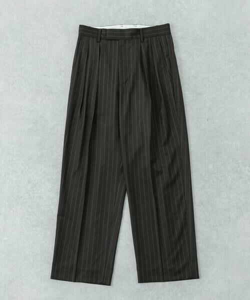 URBAN RESEARCH / アーバンリサーチ その他パンツ | TW STRIPE TROUSER（ブラウン）
