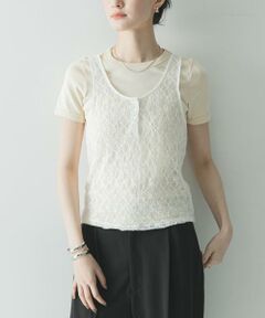URBAN RESEARCH / アーバンリサーチ タンクトップ | ストレッチレース2WAYタンクトップ