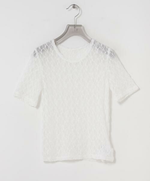 URBAN RESEARCH / アーバンリサーチ Tシャツ | ストレッチレースコンパクトTシャツ | 詳細7