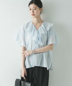 URBAN RESEARCH / アーバンリサーチ シャツ・ブラウス | ハーフスリーブラッフルブラウス