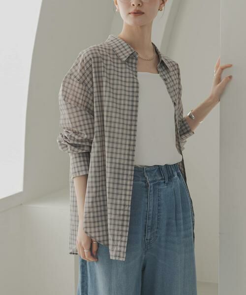 URBAN RESEARCH / アーバンリサーチ シャツ・ブラウス | シアーチェックシャツ | 詳細23