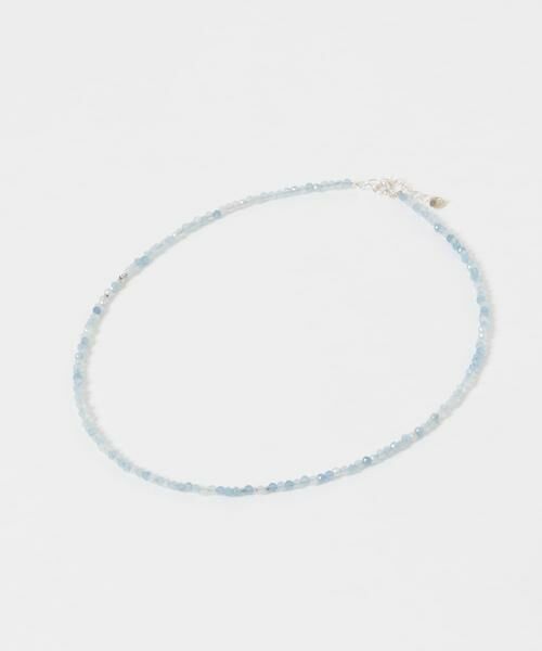 URBAN RESEARCH / アーバンリサーチ ネックレス・ペンダント・チョーカー | decor『デコール』　AQUAMARINE BEAD NECKLACE | 詳細1
