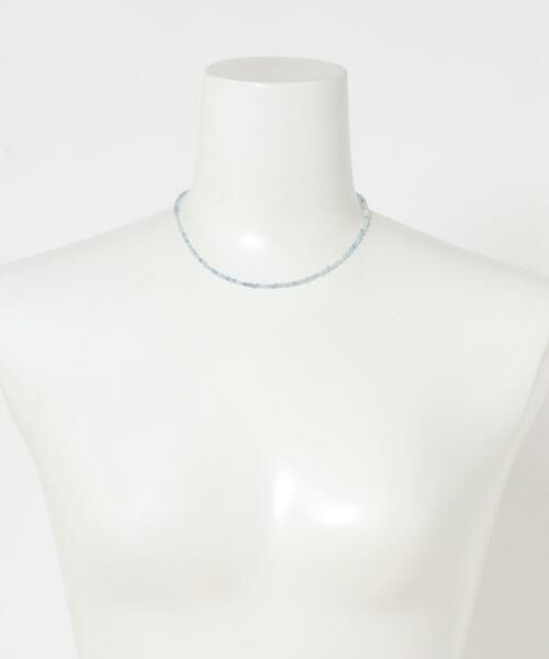URBAN RESEARCH / アーバンリサーチ ネックレス・ペンダント・チョーカー | decor『デコール』　AQUAMARINE BEAD NECKLACE | 詳細2