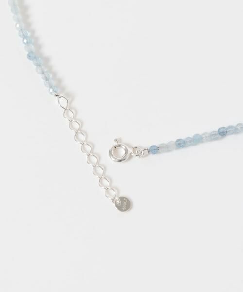 URBAN RESEARCH / アーバンリサーチ ネックレス・ペンダント・チョーカー | decor『デコール』　AQUAMARINE BEAD NECKLACE | 詳細4