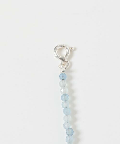URBAN RESEARCH / アーバンリサーチ ネックレス・ペンダント・チョーカー | decor『デコール』　AQUAMARINE BEAD NECKLACE | 詳細7