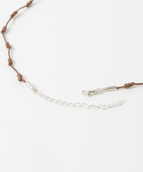 URBAN RESEARCH / アーバンリサーチ ネックレス・ペンダント・チョーカー | decor『デコール』　TIE CODE NECKLACE | 詳細4