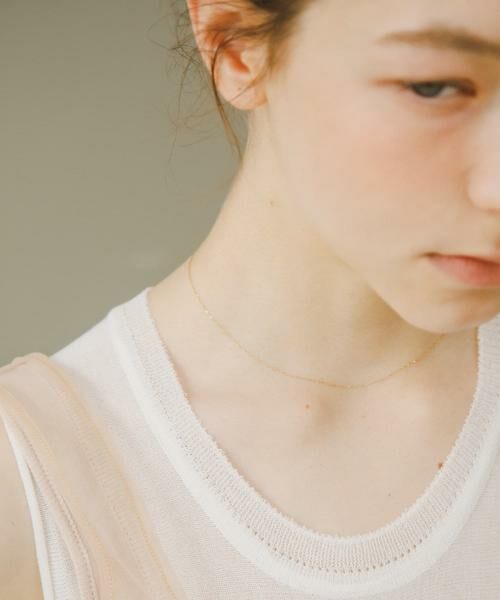 URBAN RESEARCH / アーバンリサーチ ネックレス・ペンダント・チョーカー | decor『デコール』　K18 SKIN NECKLACE | 詳細1