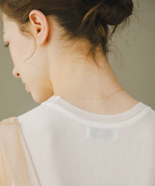 URBAN RESEARCH / アーバンリサーチ ネックレス・ペンダント・チョーカー | decor『デコール』　K10 DOT NECKLACE | 詳細1