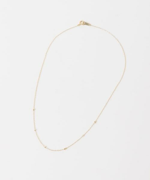 URBAN RESEARCH / アーバンリサーチ ネックレス・ペンダント・チョーカー | decor『デコール』　K10 DOT NECKLACE | 詳細4