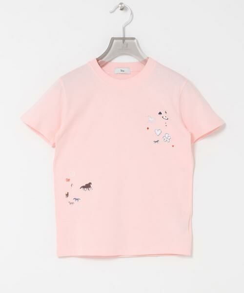 URBAN RESEARCH / アーバンリサーチ Tシャツ | Teya　STICKER T-SHIRTS（ピンク）