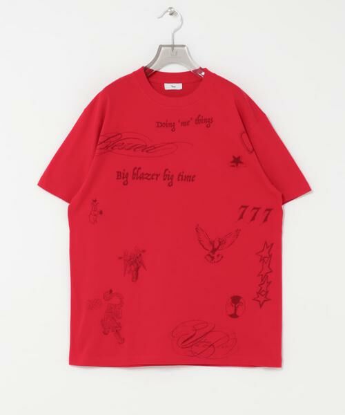 URBAN RESEARCH / アーバンリサーチ Tシャツ | Teya　TATOO T-SHIRTS（レッド）