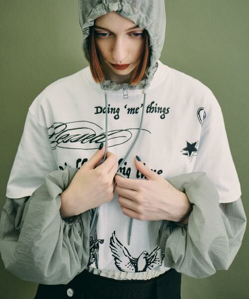 URBAN RESEARCH / アーバンリサーチ Tシャツ | Teya　TATOO T-SHIRTS（ホワイト）