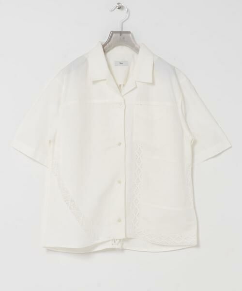 URBAN RESEARCH / アーバンリサーチ シャツ・ブラウス | Teya　LACE PANEL SHIRTS | 詳細3