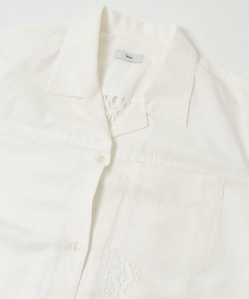 URBAN RESEARCH / アーバンリサーチ シャツ・ブラウス | Teya　LACE PANEL SHIRTS | 詳細4