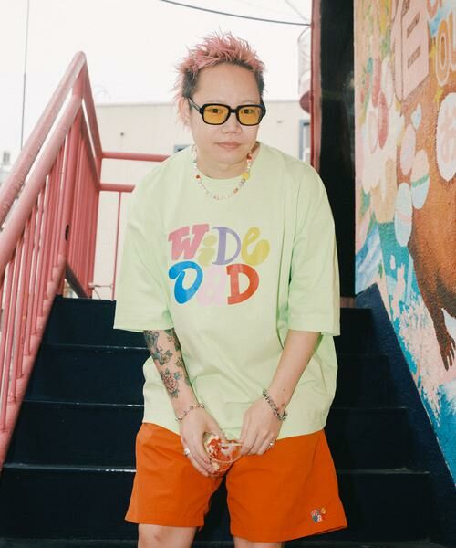 URBAN RESEARCH / アーバンリサーチ Tシャツ | Wide Dad　GRAPHIC T-SHIRTS WITH HATCH | 詳細4