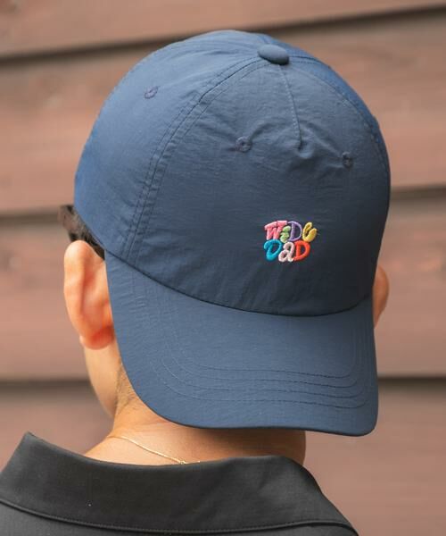 URBAN RESEARCH / アーバンリサーチ キャップ | Wide Dad　GRAPHIC CAP WITH HATCH（ネイビー）