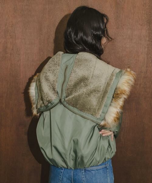 URBAN RESEARCH / アーバンリサーチ ダウンジャケット・ベスト | 『別注』TICCA×URBAN RESEARCH　ショートN2Bジャケット | 詳細3