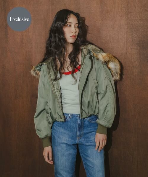 URBAN RESEARCH / アーバンリサーチ ダウンジャケット・ベスト | 『別注』TICCA×URBAN RESEARCH　ショートN2Bジャケット（カーキ）