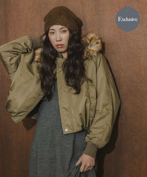 URBAN RESEARCH / アーバンリサーチ ダウンジャケット・ベスト | 『別注』TICCA×URBAN RESEARCH　ショートN2Bジャケット（モカ）