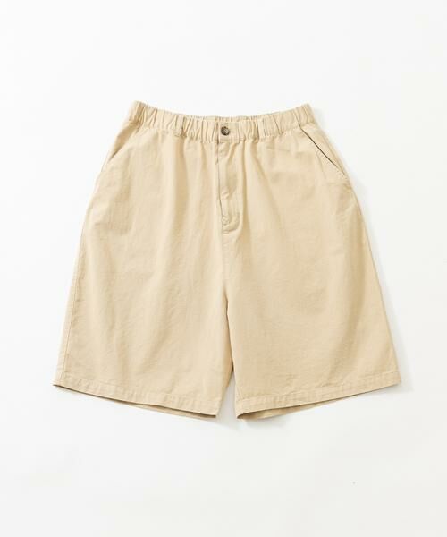 URBAN RESEARCH / アーバンリサーチ ショート・ハーフ・半端丈パンツ | WASHED CHINO EASY SHORTS（ライトベージュ）