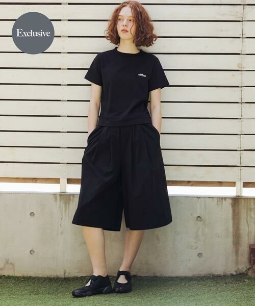 URBAN RESEARCH / アーバンリサーチ ショート・ハーフ・半端丈パンツ | 『撥水/吸水速乾/UVカット』『別注』THOUSAND MILE×URBAN RESEARCH　MID LENGTH TUCK PANTS（ブラック）