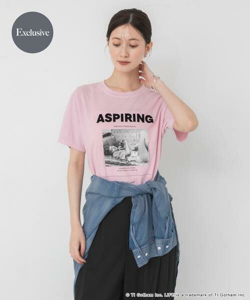 URBAN RESEARCH / アーバンリサーチ Tシャツ | 『別注』GOOD ROCK SPEED×URBAN RESEARCH　CAT T-SHIRTS（ピンク）