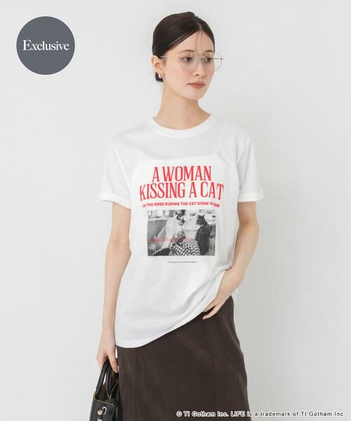 URBAN RESEARCH / アーバンリサーチ Tシャツ | 『別注』GOOD ROCK SPEED×URBAN RESEARCH　CAT T-SHIRTS（ホワイト）