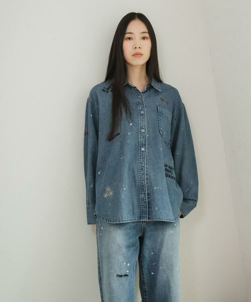 URBAN RESEARCH / アーバンリサーチ シャツ・ブラウス | 『別注』PICCADILLY×URBAN RESEARCH　刺繍デニムシャツ | 詳細6