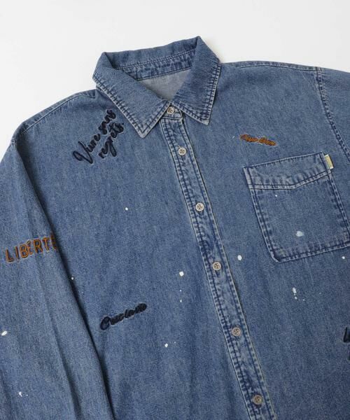 URBAN RESEARCH / アーバンリサーチ シャツ・ブラウス | 『別注』PICCADILLY×URBAN RESEARCH　刺繍デニムシャツ | 詳細9