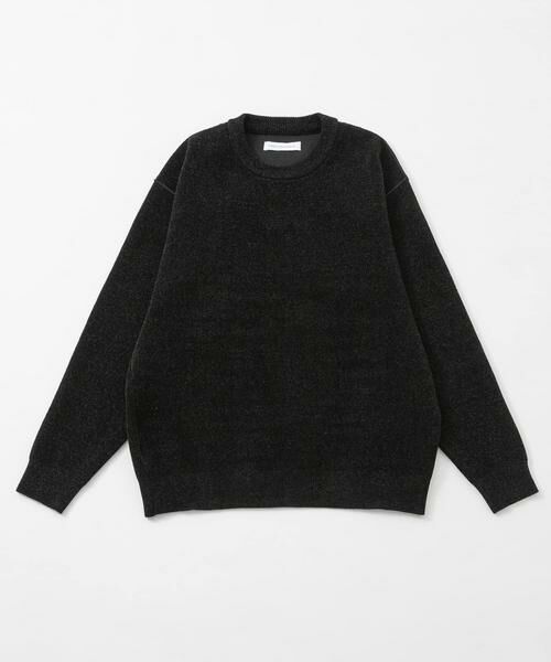 URBAN RESEARCH / アーバンリサーチ ニット・セーター | SOFT TOUCH MOLE KNIT（ブラック）